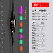 惠旗鹿咬钩变色日夜两用夜光漂醒目浮漂高灵敏电子漂鲫鲤鱼草鱼鲢鳙浮漂 F-01(铅1.3)日夜两用 1只装配1个电池(不变色)