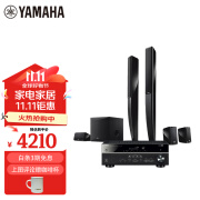 雅马哈（Yamaha）NS-PA41 音响 音箱 5.1立柱式家庭影院 AV功放音箱套装 杜比 DTS 蓝牙USB音响 NS-PA41音箱+HTR-3072功放套装