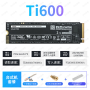 致钛（ZhiTai）Ti600 m2固态硬盘1T NVMe 长江存储2T M.2 PCIe 4.0致钛SSD Ti600台式机安装套餐 500GB