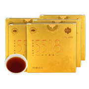 祥源茶 茶叶5518普洱2023年陈原料熟普茶压制普洱盒装81g 2023年5518普洱熟茶81g*5