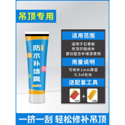 九月六号石膏板石膏线填缝剂墙面修补膏吊顶裂缝修复腻子粉白色抗裂补墙膏 0.25kg 【石膏顶修补膏】1只装