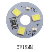 山头林村定制LED12V恒压贴片光源广告发光字体模组超高亮DIY制作灯板夜摊 2W18MM(12V) 其它 暖黄