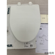 科勒（KOHLER）原装马桶盖板K-3857T-0瑞琦3834、3991缓降座便器盖五级旋风 K-3857T-0