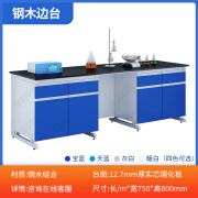 奢昕实验室实验台工作台PP试验台学生仪器操作台钢木边台全钢实验桌 钢木边台/m