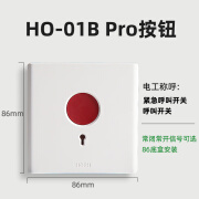 澳颜莱手动报警开关面板紧急按钮消防火灾报警器86型手报SOS应急呼叫 ho-018 pio按钮
