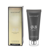 MAYCHEER美茜儿 粉底液60ml持久保湿遮瑕水润裸妆BB霜自然提亮肤色 1#自然色 60ml