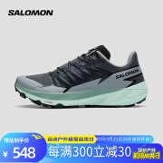 萨洛蒙（Salomon）男款 户外运动休闲轻量透气稳定抓地防护越野跑鞋 THUNDERCROSS 沥青灰 475608 9 (43 1/3)