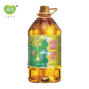 爱菊浓香菜籽油食用油5L 物理压榨 非转基因