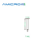 固相萃取柱空柱聚丙烯pp注射器管超净SPE小柱塑料管子13620mL 1mL 5只/包 A1157