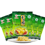 龙三钱广西灵山特产龙三钱黄瓜皮新鲜即食咸菜下饭瓜皮脆嫩清爽 5包瓜皮*60g