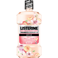 李施德林 (Listerine) 漱口水 樱花蜜桃口味果味口气温和清新口气女 500ml