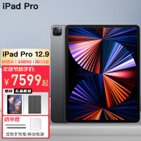 Apple iPad Pro 12.9英寸平板电脑 2021年新款 M1芯片 深空灰色128G WiFi版 官方标配