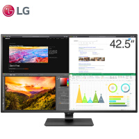 LG 42.5英寸 4K 10.7亿色彩 4个HDMI 快充Type-C PBP HDR 防反光显示器 远程遥控 10W