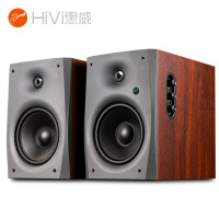 惠威HiVi D1090 2.0声道蓝牙音箱 木纹家用客厅电视音响 多媒体6.5英寸中低音台式电脑音响 红木纹