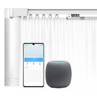 杜亚（DOOYA）H5电动智能窗帘电机轨道支持小艺音箱AI语音 智慧生活APP控制 DH6电机+3米直轨+安装