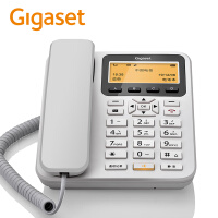 集怡嘉(Gigaset)无线插卡座机电信版 电话机座机可插4g手机卡 移动固话电信版 插卡老人电话GL200电信版白