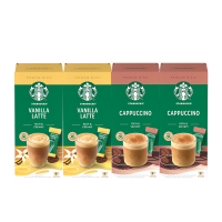 星巴克（Starbucks）精品速溶花式咖啡拿铁4盒16袋装  土耳其原装进口 