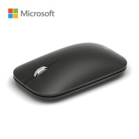 微软 (Microsoft) 时尚设计师鼠标 典雅黑 | 便携鼠标 超薄轻盈 金属滚轮 蓝牙4.0 蓝影技术 办公鼠标