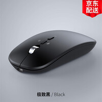 佳晟丰 AI人工智能语音鼠标 可充电静音鼠标 搜索翻译声控打字输入办公语音无线鼠标 JSF-108静音版 炫酷黑