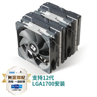 利民(Thermalright)PA120 绝双刺客 AGHP逆重力热管散热器 6热管双塔 双平台全金属扣具带顶盖双C12风扇