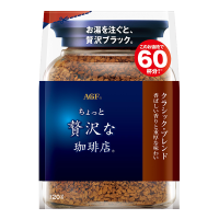 AGF 日本进口 奢华咖啡店 古典艺术款混合风味黑咖啡粉 120g/袋60杯
