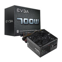 大牌 EVGA(艾维克)额定700w电源600w电脑电源500w台式机电源450w白牌铜牌3C认证 EVGA 700W白牌电源