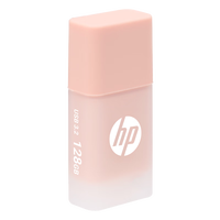 惠普（HP）128GB USB3.2gen 1 U盘 x768 暖心粉橘 高速商务可爱创意优盘 学生u盘