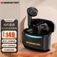 魔声（Monster） GT06无线蓝牙耳机适用华为苹果小米vivo手机运动游戏跑步降噪半入耳式 【2022旗舰款】星空黑