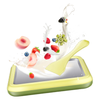 荣事达（Royalstar）炒酸奶机 炒冰机 冰淇淋机器儿童家用自制DIY酸奶机炒冰板炒酸奶网红制冰神器CBJ06S绿色