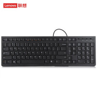 联想（lenovo）键盘 有线键盘 办公键盘 巧克力键盘 电脑键盘 笔记本键盘 K5819单键盘 黑色
