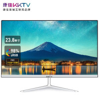 康佳KKTV 23.8英寸直面显示器电脑显示屏便携电竞 游戏液晶全面屏 白色 K24ZB