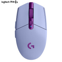 罗技（G）G304 LIGHTSPEED无线鼠标 游戏鼠标 轻质便携 吃鸡鼠标 绝地求生 鼠标宏 淡紫色 12000DP