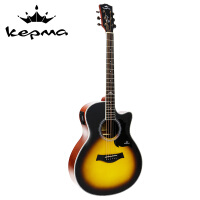 卡马（KEPMA）A1CE3TSM民谣吉他初学者电箱吉他入门吉它【A1CE-日落色】40英寸