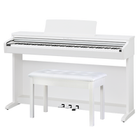 卡瓦依（KAWAI）电钢琴网红KDP120 88键重锤逐键采音 卡哇伊成人电子数码钢琴考级 KDP120GW全套+琴凳礼包