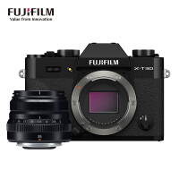 富士（FUJIFILM）X-T30 II/XT30 II 微单相机 套机（XF35F2 镜头) 黑色 2610万像素 18种胶片模拟 视频提升
