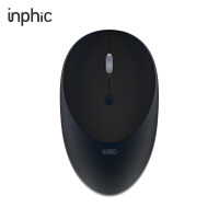 英菲克（INPHIC）PM8 无线鼠标 办公鼠标 静音鼠标 充电鼠标 苹果电脑笔记本家用 2.4G 超薄便携 黑色