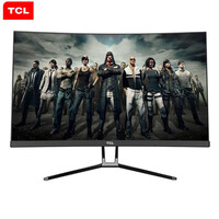 TCL 23.6英寸全高清曲面电竞显示器1800R 144Hz防撕裂技术 纤薄机身微边设计护眼不闪屏 T24M6CG(HDMI*2+DP)