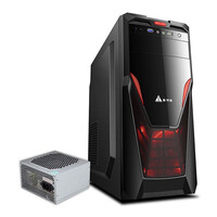 金河田(Golden field)启源6台式电脑机箱电源套装 机箱套装内含电源(ATX/MATX/MINI-ITX/含光驱位)