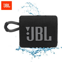 JBL GO3 音乐金砖三代 便携式蓝牙音箱 低音炮 户外音箱 迷你小音响 极速充电长续航 防水防尘设计 黑色