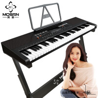 莫森(mosen)XTS-365 61键多功能电子琴 智能跟弹初学者成年儿童入门钢琴键 专业进阶教学版+支架+琴包+大礼
