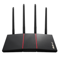 华硕(ASUS)RT-AX56U热血版双频博通四核/WiFi6游戏千兆路由器/游戏加速/三年质保