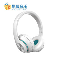 酷我(kuwo) H1 头戴式无线蓝牙音乐耳机电脑笔记本游戏耳麦 H1典雅白