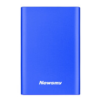 纽曼(Newsmy) 1TB 移动硬盘 明月时尚版系列 USB3.1 2.5英寸 宝石蓝 118M/S 极速传输