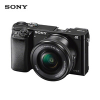索尼(SONY)Alpha 6000L APS-C微单数码相机标准套装 黑色(约2430万有效像素 E PZ 16-50mm镜头 a6000)