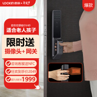 鹿客（LOCKIN）SV40指静脉智能锁密码锁防盗门电子锁指纹锁 全自动智能门锁