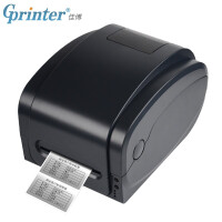 佳博 (Gprinter) 104mm 热敏/热转印标签条码打印机 电脑USB/串口/并口链接 珠宝洗水唛仓储物流 GP