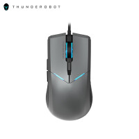 雷神（ThundeRobot）MG701 有线鼠标非蓝牙电竞游戏鼠标电脑鼠标 静音右手鼠标 黑色 MG701鼠标 420