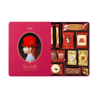 红帽子曲奇饼干31枚266.5g日本进口粉礼盒喜饼伴手礼端午节长辈送礼零食
