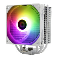 利民(Thermalright)AK120whiteARGB CPU风冷散热器 双平台 支持AM4 5热管铜底 S-FD