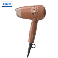 飞利浦(PHILIPS)电吹风机家用大功率恒温快干便携BHC010/55 LineFriends联名系列摩卡色